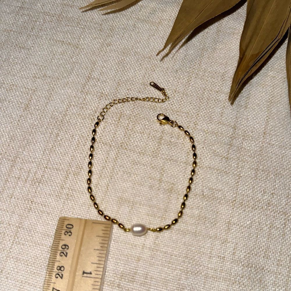 Fresh water pearl bracelet M501 - Picture 5 of 5